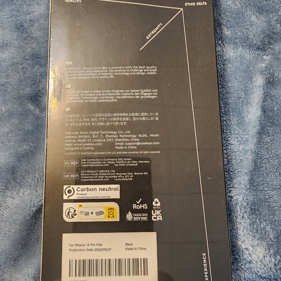 Case for Iphone 14 Pro Max, Black - Picture 2 of 2